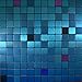FLEXIPIXTILE, Modern Aluminum Mosaic Tile, Peel & Stick, Backsplash, Accent Wall, 1 sq.ft,AQUARIUS
