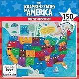 The Scrambled States of America Puzzle and Book Set
