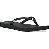 Sanuk Yoga Spree 4 | Yoga Mat Footbed | Flip Flops for Women | Yoga Sandals For Women | Women's Beach Sandals