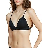 Zoe Jacobs Organic Cotton Bra for Small Breasted Women, Wireless T-Shirt Bra, Seamless Padded Bra for Women