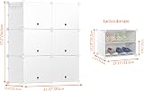 HOMIDEC 20-Pair 5-Tier Shoe Rack Storage Cabinet White 84x31.5x94.5cm view 3