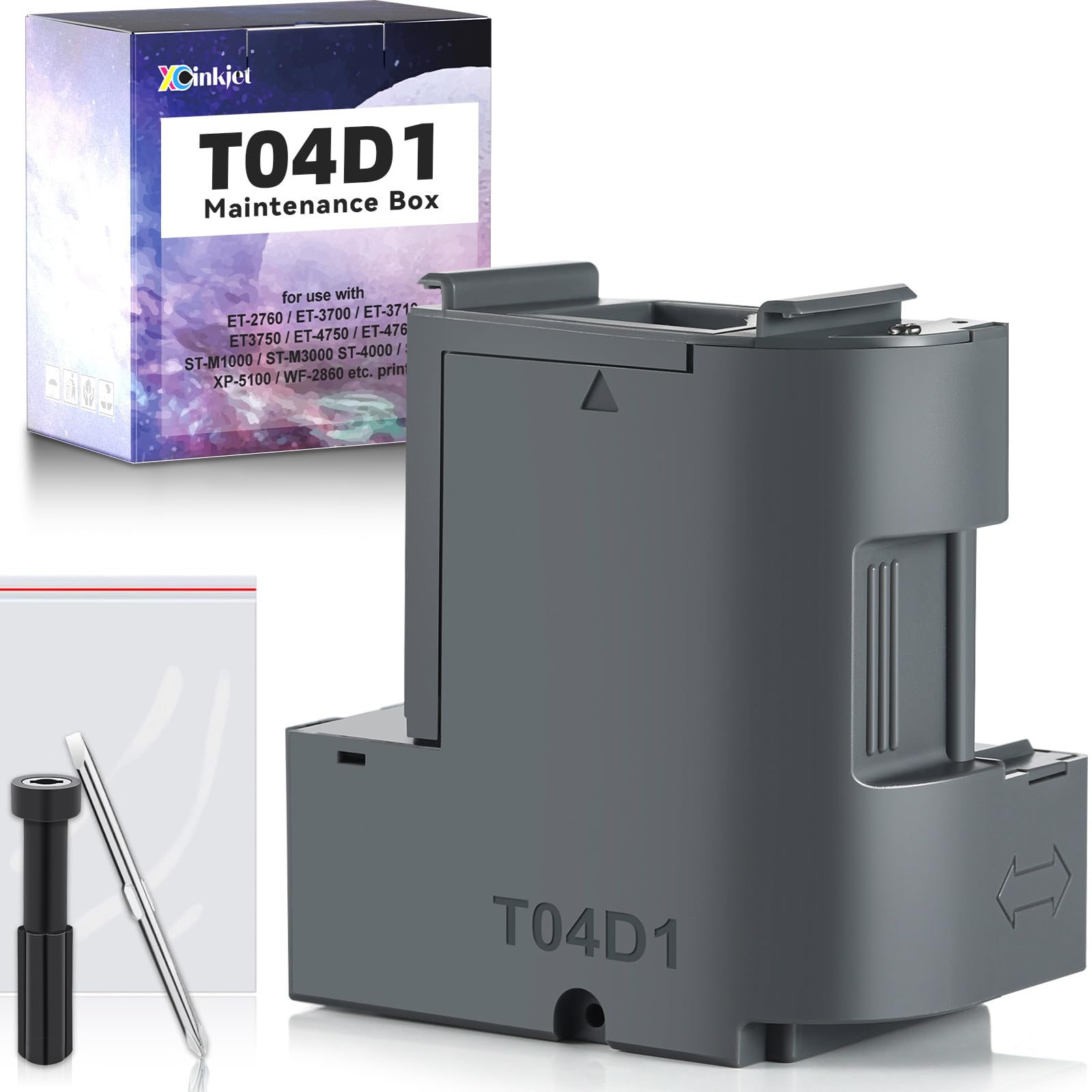 Xcinkjet T04D1 T04D100 Ink Maintenance Box