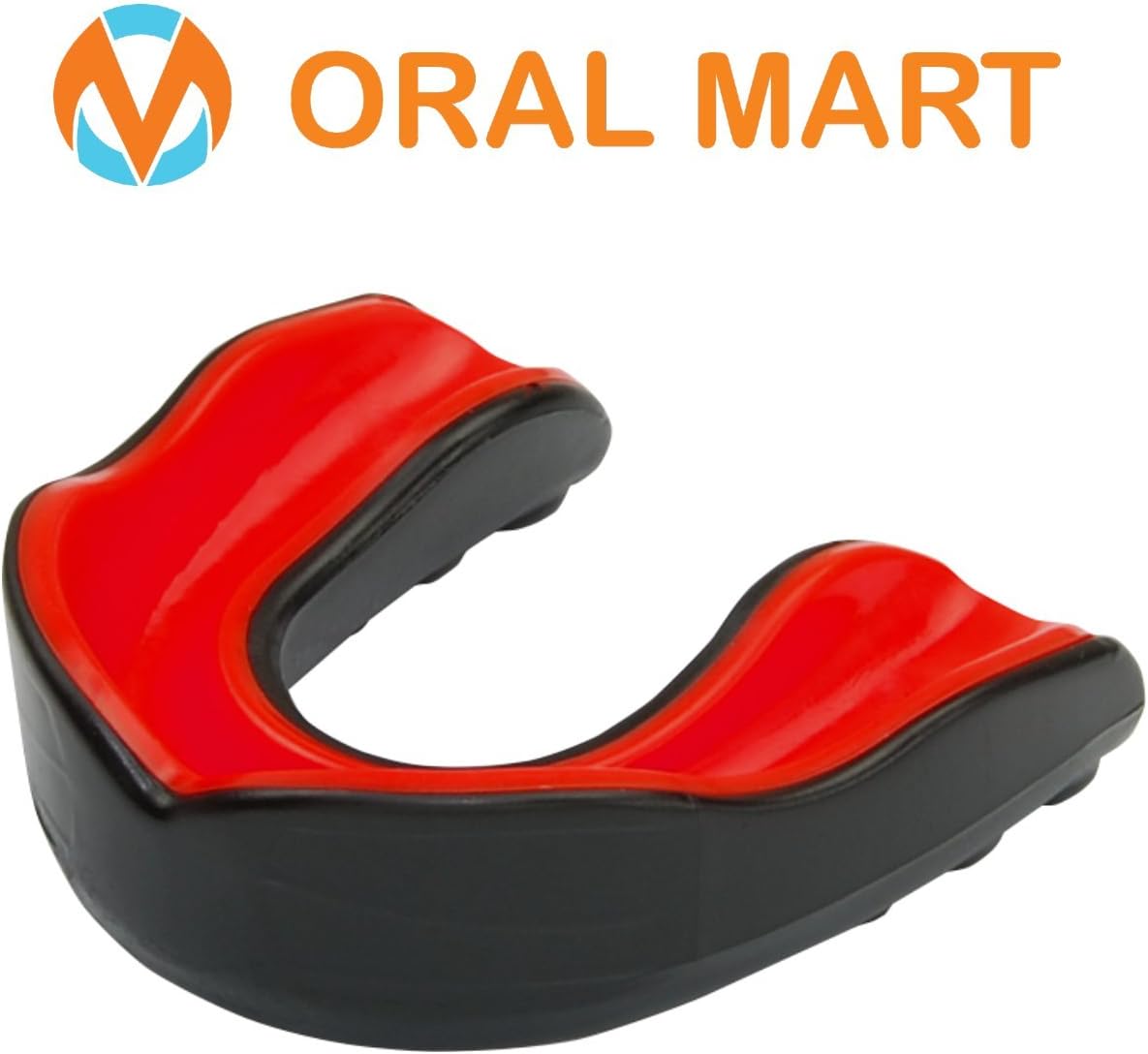 Oral Mart Sports Gum Shield for Kids/Adults (12 Best Colors & Vampire Fangs) - Sports Mouthguard for Karate, Muay Thai, Hockey, Martial Arts, Rugby, Boxing, MMA, BJJ (Comes with Case)