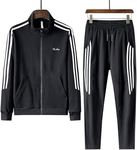 Amazon Angelo 上下セット ジャケットブルゾン スポーツウエア セットアップ セット メンズ アウター 春秋 スポーツ シンプル ランニング 運動風 カジュアル 柔軟 通気 オシャレ 学生 アウトドア コート ジャケット 通販