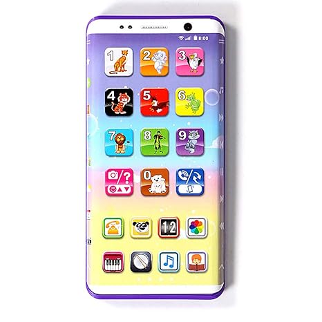 Goolsky Teléfono Móvil Toy Music Learning Animal Chat Count Teléfono Inteligente Educación Juguete Para Niños Pequeños