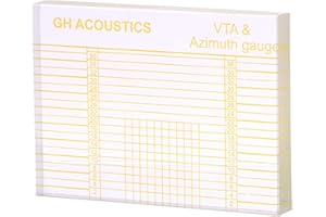 Lightweight Turntable Cartridge Azimuth VTA Detection & Cartridge Azimuth Alignment Tool for Measuring & Balancing Alignment 