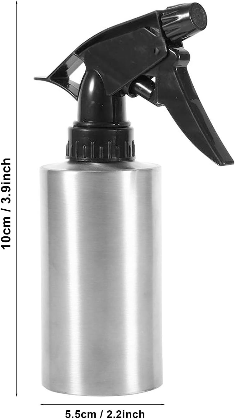 TOPINCN Water Spray Bottle Hand Press Stainless Steel Watering Bottle Multi-Functional Lightweight Pump Pressure Watering Pot Flower Water Cans (250Ml) - Image 3