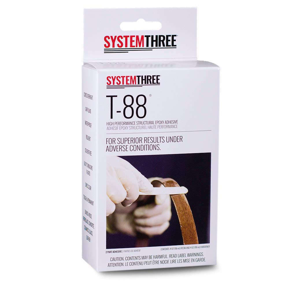System Three T-88 Epoxy Adhesive, 0.5 Pt