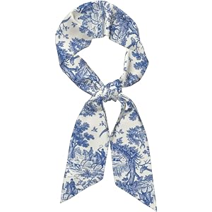 AIMASTZ Pink Lily Line Art Hair Scarf For Women Fashion Silky Satin Headscarf Neck Scarves Purse Bag Scarf For Handbags