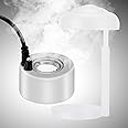 AGPTEK Aluminum Mini Mist Maker Fogger Water Fountain Pond Fog Machine Atomizer, Perfect for Halloween, Christmas and Other Holidays