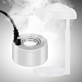 AGPTEK Aluminum Mini Mist Maker Fogger Water Fountain Pond Fog Machine Atomizer, Perfect for Halloween, Christmas and Other Holidays