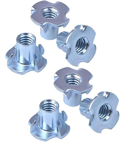 110pcs Galvanized T Nut Set, M10 M8 M6 M5 M4 M3 Four