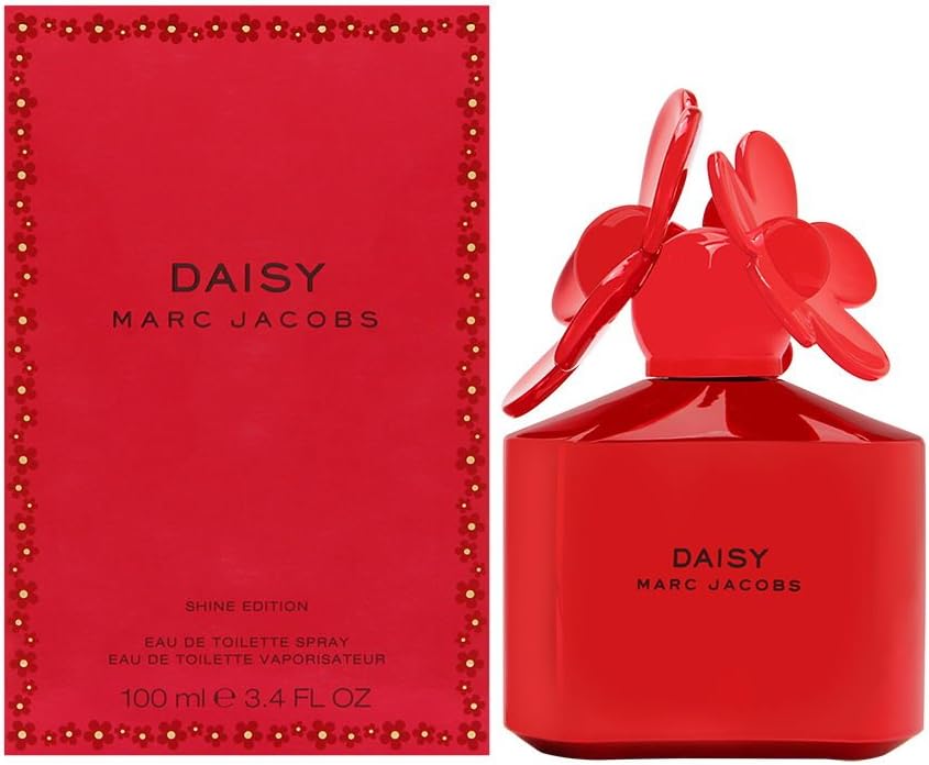 Marc Jacobs Daisy Red Eau de Toilette Spray 100ml - Women's Floral Woody Musk