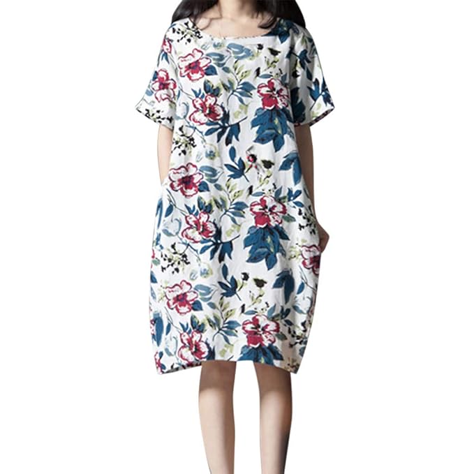 plus size a line casual dresses