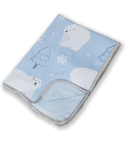Glow In The Dark Cooling Blanket For Boys - Game Controller Design, Q-Max 0.4 Arc-Chill Fiber, 50x60 Inch Summer Blanket