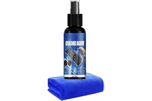 Siopob Screen Cleaner - 30ml Anti-Fingerprint Phone Cleaning Polishing Spray with Cloth - Smartphone Cleaner | for- Indoor Ho