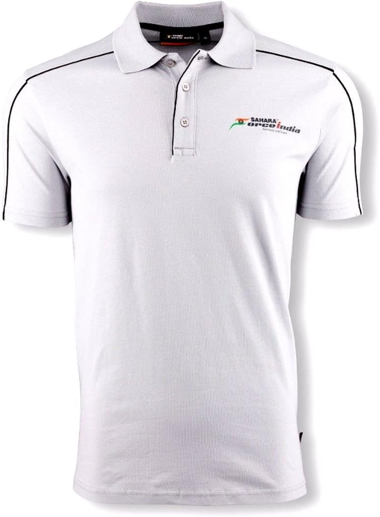 Sahara Force India F1 Team Mens White Polo Shirt