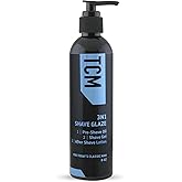 TCM 3N1 Men's Shave Glaze – Pre-Shave, Shaving Gel & Aftershave – Hydrating & Soothing Cruelty-Free Formula, for Comfort, Precision, and Easy Glide, 8 oz (Pack of 1)
