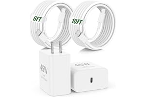 45W USB C Fast Charger for iPad Pro 13(M4)/iPad Pro 12.9/11 in 2025-2018,iPad Air M3/M2/5th/4th,iPad 11th A16/10th/Mini 7/Min