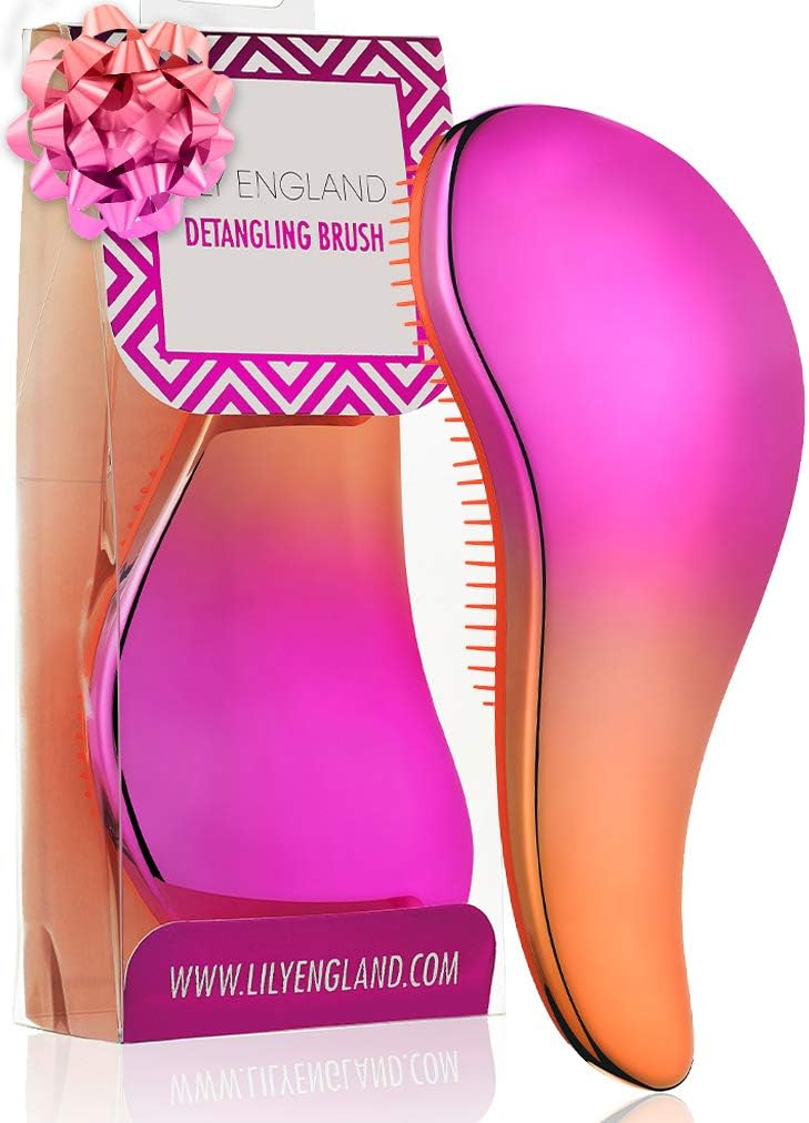 Lily England Detangle Hair Brush for Thick Curly & Straight Hair