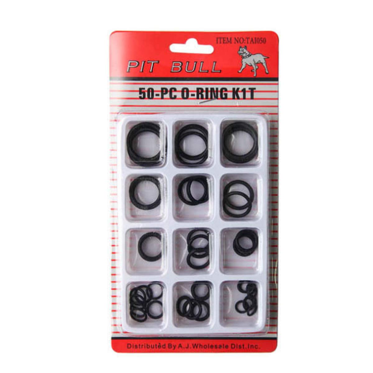 Boxonly 50 PCS O Rings Nitrile Rubber Gasket O Ring Seal Grommets Kit Metric Sealing Washers O-Rings Assortment Set