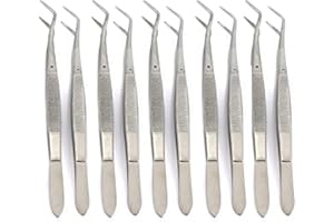 AAPROTOOLS AA PRO 10 PCS Dental TWEEZER FOIL/MERIAM Serrated Beak Dressing Pliers Cotton FORCEP Diagnostic Instruments A+ Quality
