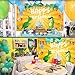 BEESTECH Dinosaur Themed Birthday Party Supplies Supply Favors for Boys Girls Toddlers Baby， Dinosaur Birthday Party Banner Decoration Backdrop Background Tablecloths（Golden）