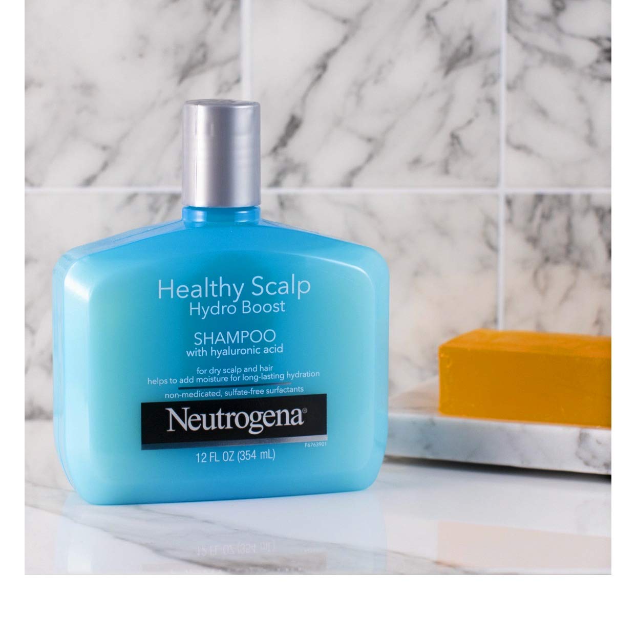 Neutrogena Moisturizing Healthy Scalp Hydro Boost Shampoo for Dry Hair and Scalp, with Hydrating Hyaluronic Acid, pH-Balanced, Paraben & Phthalate-Free, Color-Safe, 12 fl oz: Beauty