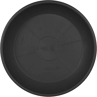 TW24 Pflanzkübel oder Untersetzer mit Farb- und Größenauswahl (49cm, Untersetzer Anthrazit)