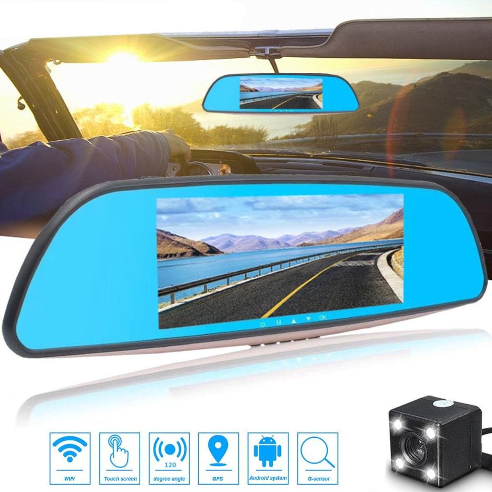新着商品 Aobinyダッシュカム 7インチhd車dvrカメラビデオレコーダーバックミラービューミラーモニター B079dq45kp Pizzeria Bonino Com