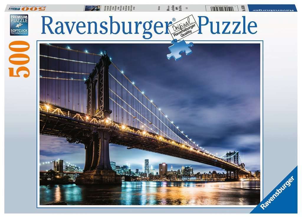 Ravensburger Puzzle 16589 - New York - The City That Never Sleeps - 500 Pieces Puzzle for Adults and Children from 12 Years