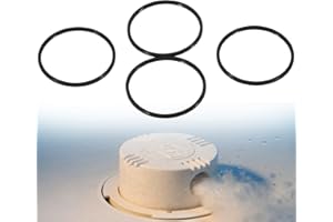 Ussuray 4-Pack Nozzle O-Ring Replacement for Paramount PCC2000 Rotating/Fixed Cleaning Heads (005-552-0142-00) - Black Rubber O-Rings (4 Count)