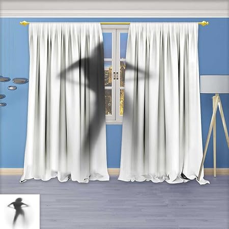 Amapark Bedroom Blackout Curtains Panels Window Sexy Dancer Woman