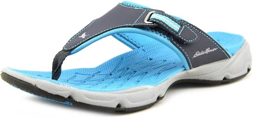 Amazon.com | Eddie Bauer Unify Womens Leather Flip Flops Sandals Shoes | Sandals