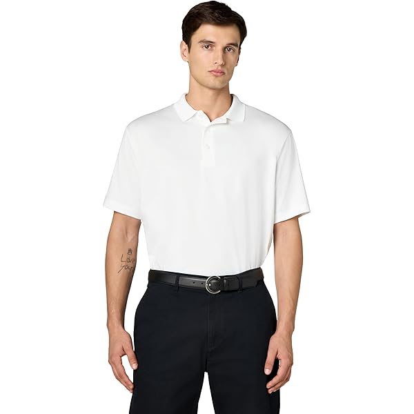 Amazon.com: Callaway Men's Ventilated Polo, White, Large