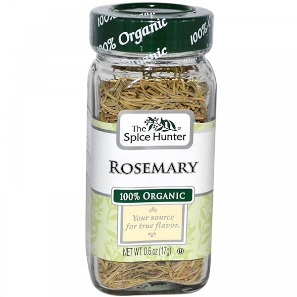 SPICE HUNTER ROSEMARY WHOLE ORGANIC, 0.6 OZ