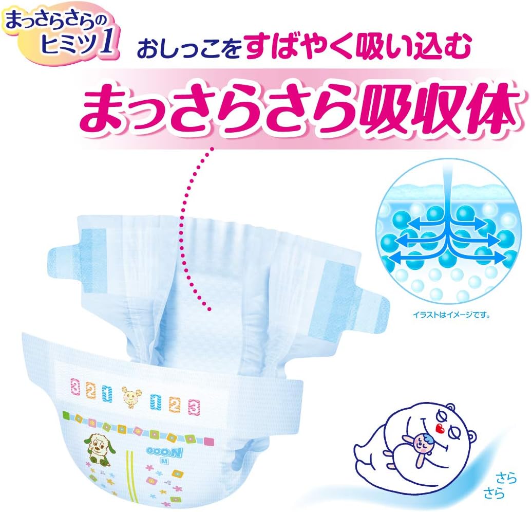 Amazon テープ Mサイズ グーン 6 11kg 枚 グーン おむつ