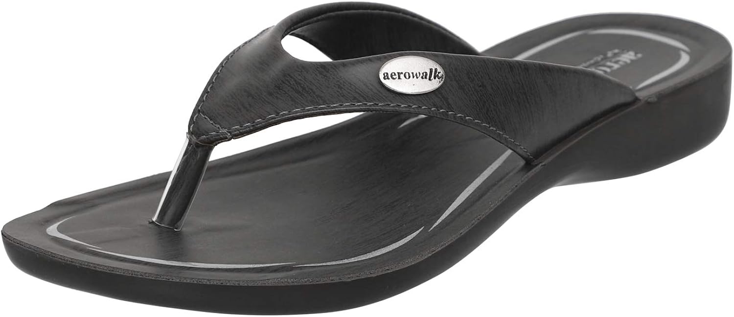 Amazon.com | AEROWALK Women's Fashion Slippers-7 UK EU (GE25_Grey_40_N) | Slippers