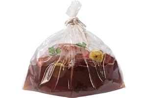 AULOCK 2 Pcs Extra Thick Brine Bag for Turkey 20-40lb - 26"×22" BPA-Free Turkey Brining Bags with 26" Rope for Marinating Thanksgiving Chicken