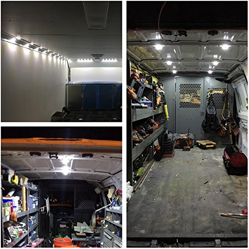 thumbnail image 2 of 12V 40 LED Interior Van Lights - Waterproof White LED Lamps For Vans, Boats & Trailers 2 of 14