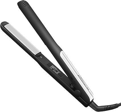 Amazon Com Salonsky Hs Flat Iron Hair Straightener And Curler With Adjustable Temperature 30s Fast Heating Up 0 8 Dual Voltage Flat Iron With Digital Lcd Display Health Personal Care