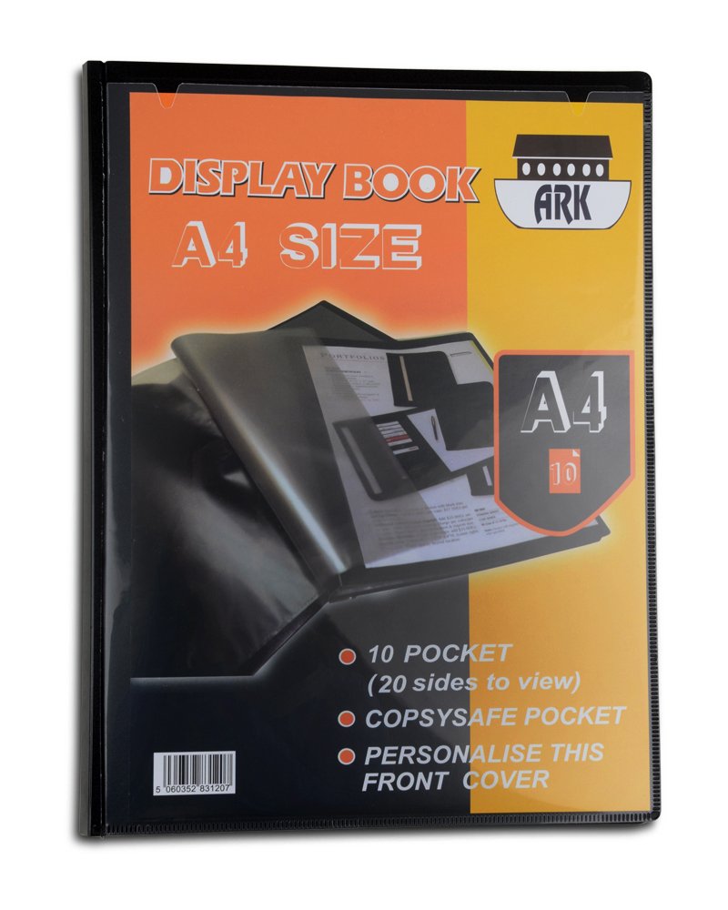 Ark A4 Display Book (Presentation) 10 Pockets (20 Sides to View)