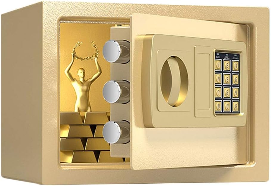 Mgo Safety Safe Digital Safe Electronic Steel Belt Keyboard Fireproof Password Lock Box Can Be Used for Home Office Hotel: Home & Kitchen