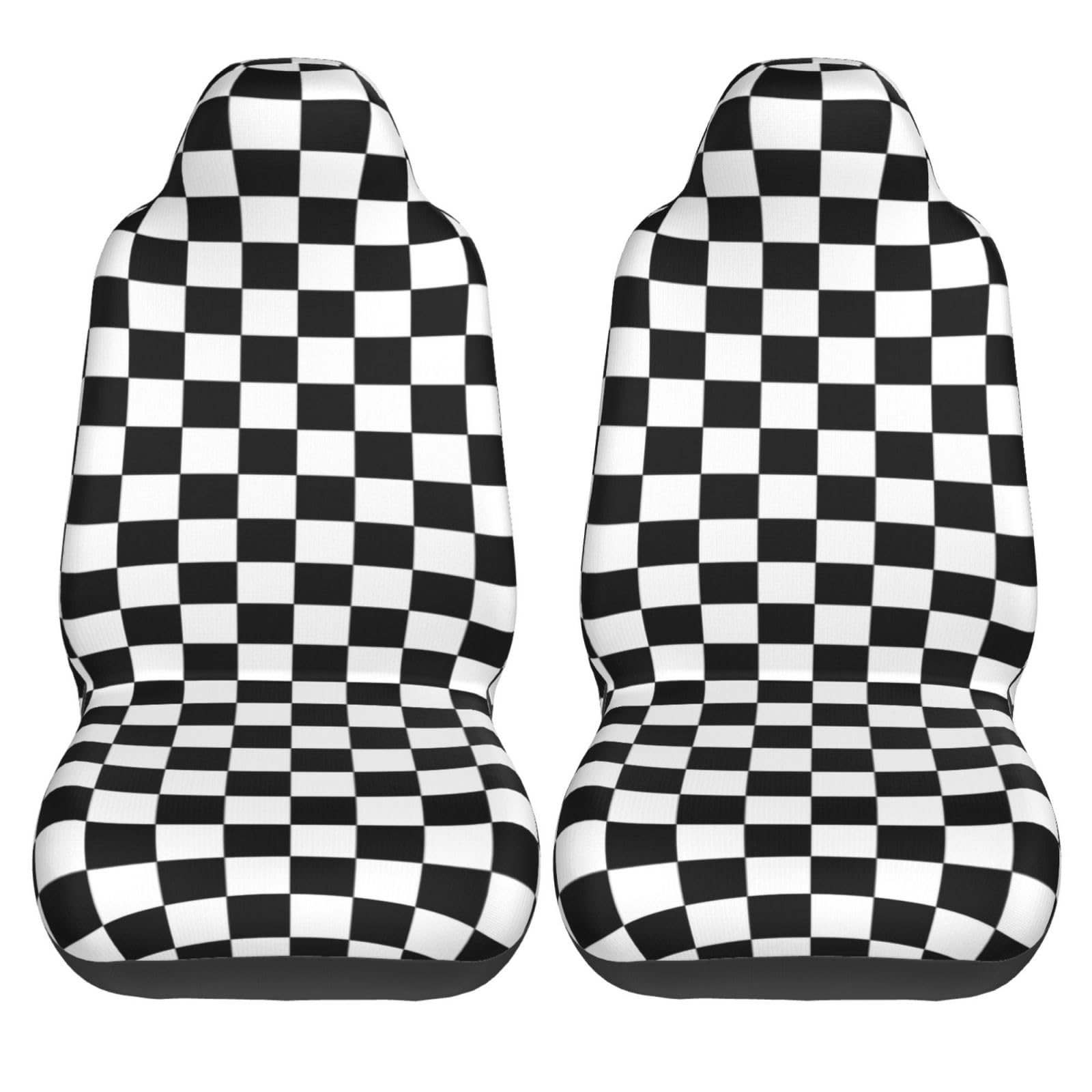 Racing Checkered Car Back Seat Organizer