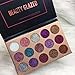 Beauty Glazed 15 Colors Bold Glitter Eyeshadow Palette - 15 Colors Eyes Makeup , Long-lasting, Glitter Elegant Mineral Creamy Pigmented , Highly Pigmented