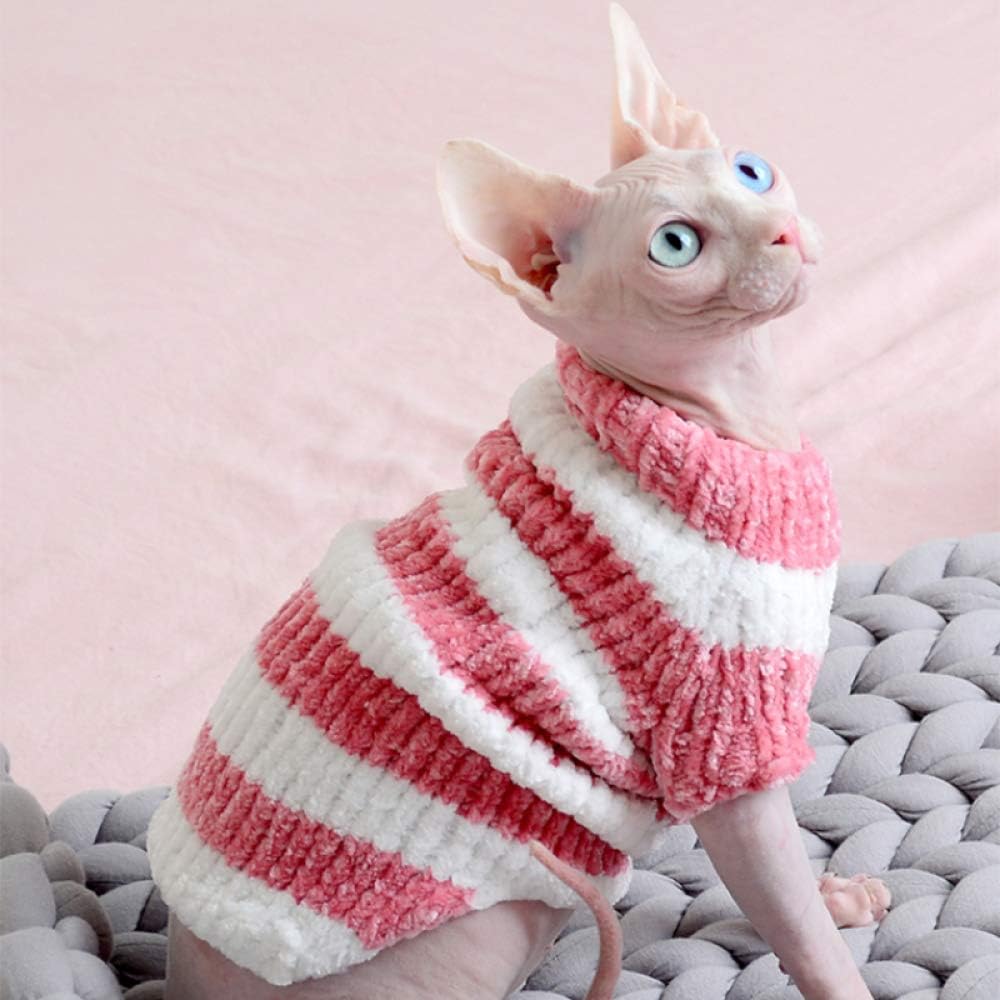 Amazon 無毛猫セーター スフィンクス猫服 手作りペットセーター 猫服用人工毛皮セータースーツ Xiangen セーター 通販