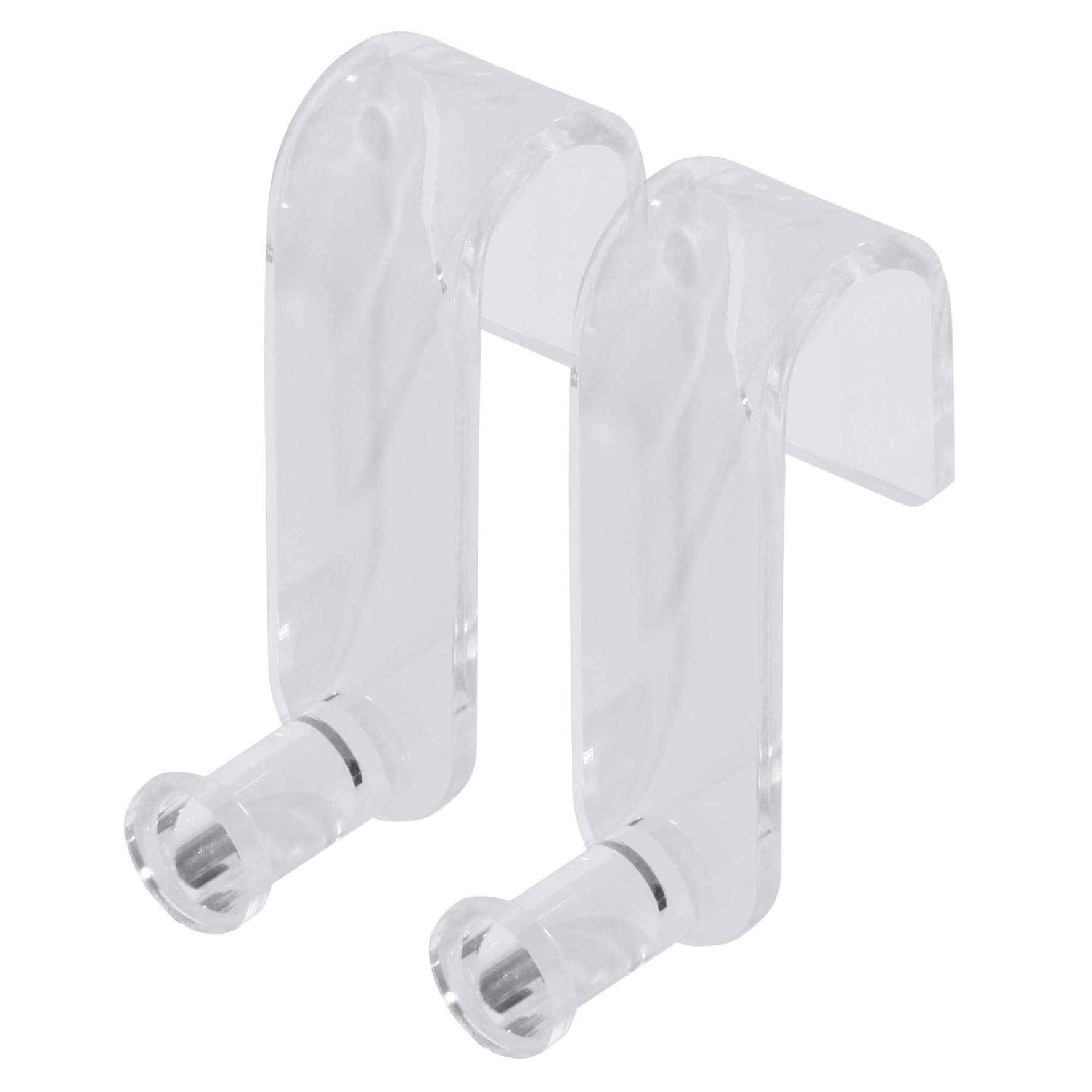 SIGEL MU162 FliPiecehart Hooks, transparent, acrylic, 2 Pieces