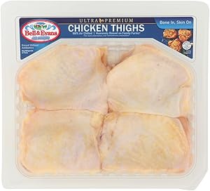 Bell & Evans Bone In Chicken Thighs