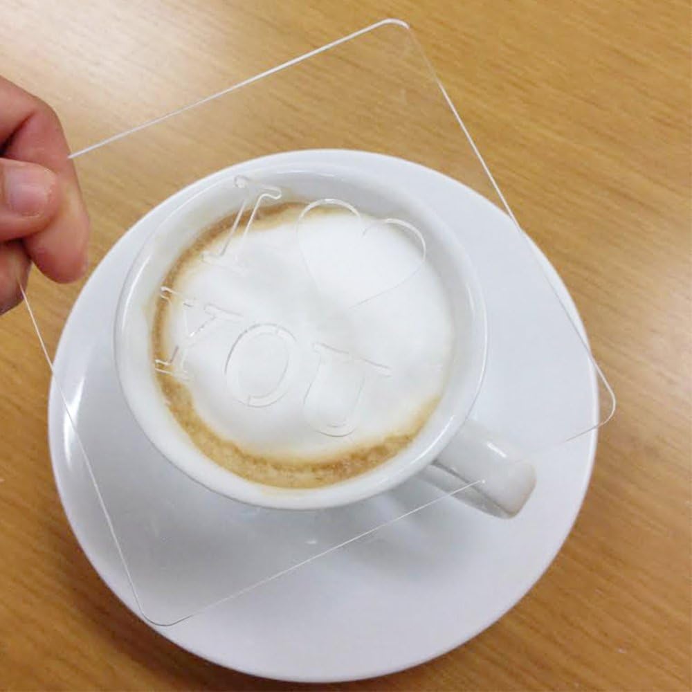 Amazon カフェアートステンシル 犬 1 Las 0008 ラテアートが簡単に作れる デコレーションに最適 デコレーションツール オンライン通販