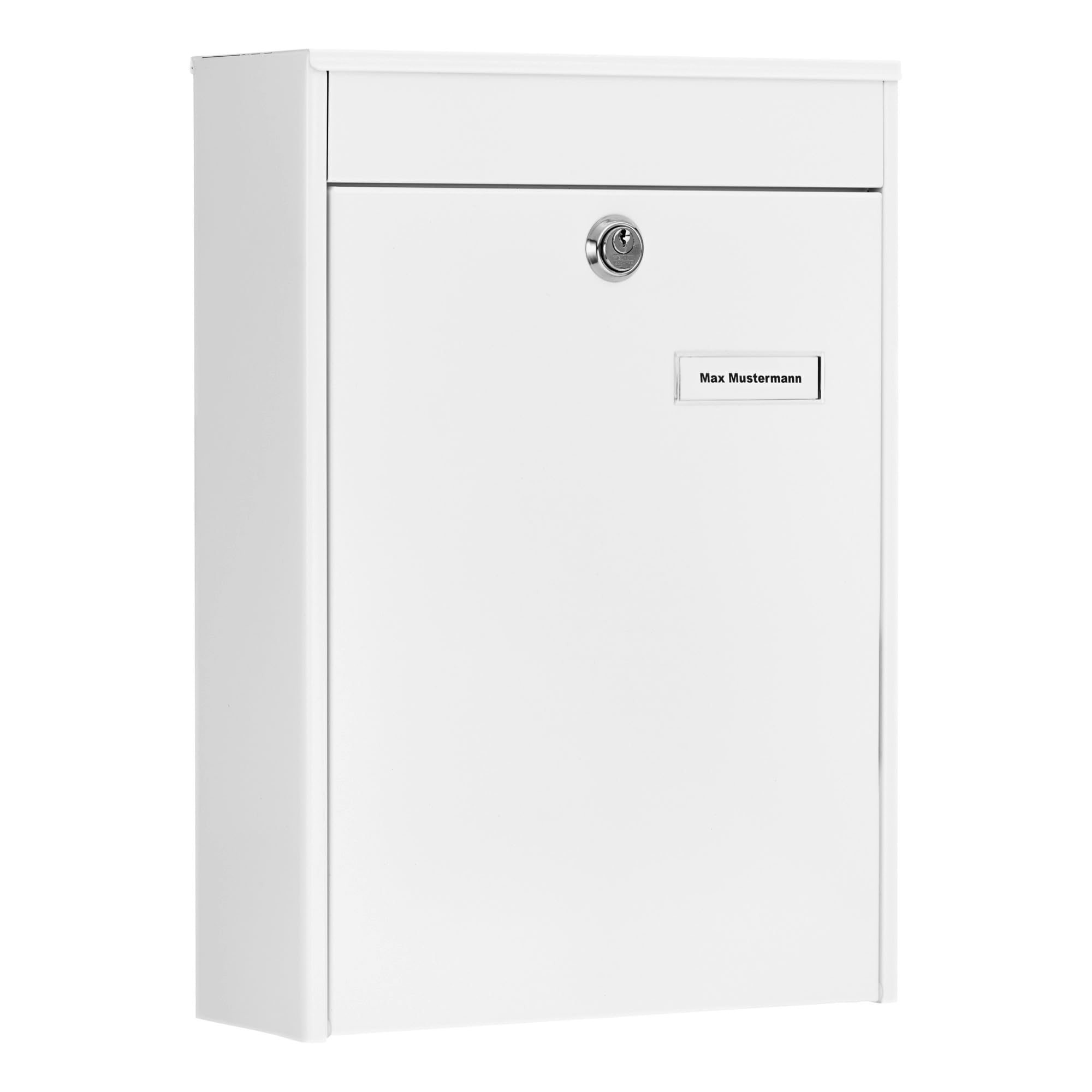 BURG-WÄCHTER, Group Mailbox, A4 Letter Slot, Galvanized steel, Leipzig 778 W, White